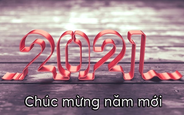 Ảnh chúc mừng năm mới 2021