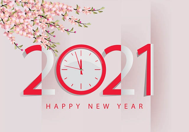 Ảnh chúc mừng năm mới 2021