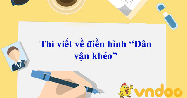 Bài dự thi điển hình “Dân vận khéo” năm 2020