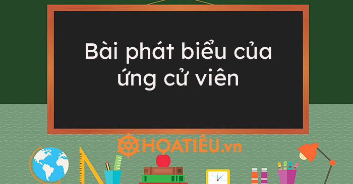 Bài phát biểu của ứng cử viên