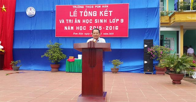 Bài phát biểu tổng kết năm học của lãnh đạo địa phương