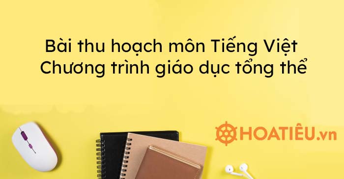 Bài thu hoạch môn Tiếng Việt – Chương trình giáo dục tổng thể
