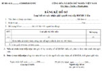 Bảng kê 611 – Hồ sơ xác nhận trợ cấp BHXH 1 lần
