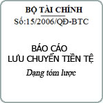 Báo cáo Lưu chuyển tiền tệ (Dạng tóm lược)