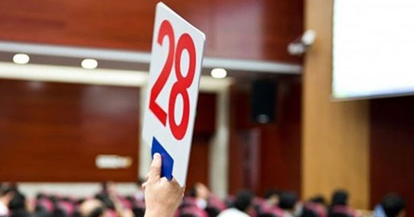 Biên bản xác định người được quyền mua tài sản theo hình thức niêm yết giá