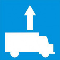 Biển báo làn đường dành riêng cho xe ô tô tải