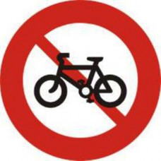 Biển báo cấm xe đạp P110a