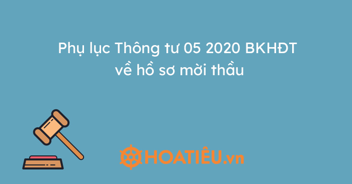 Biểu mẫu thông tư 05 2020 BKHĐT