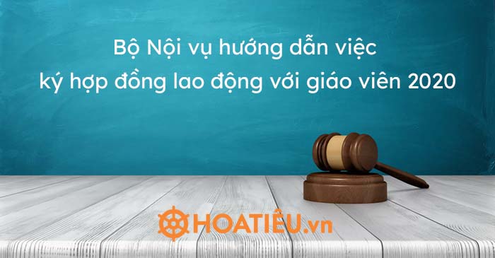 Bộ Nội vụ hướng dẫn việc ký hợp đồng lao động với giáo viên