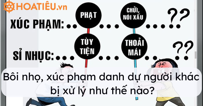 Bôi nhọ, xúc phạm danh dự người khác bị xử lý như thế nào?