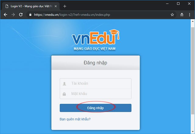 Đăng xuất tài khoản VnEdu