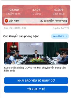 Cách khai báo y tế cho thuê bao Mobifone