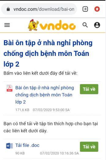 Cách tải tài liệu hoatieu.vn trên điện thoại