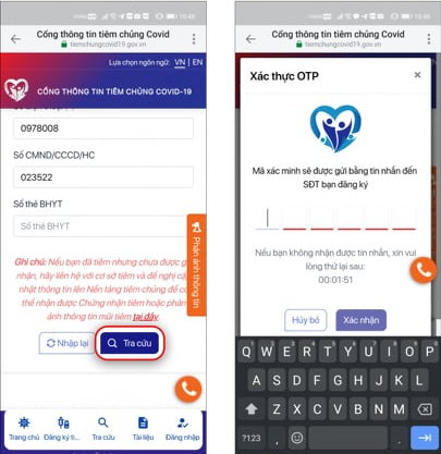 Cách tra cứu mã QR chứng nhận tiêm chủng Covid-19 qua Zalo