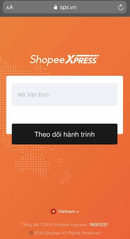 Cách tra mã vận đơn Shopee Express