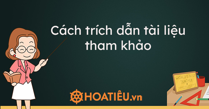 Cách trích dẫn tài liệu tham khảo