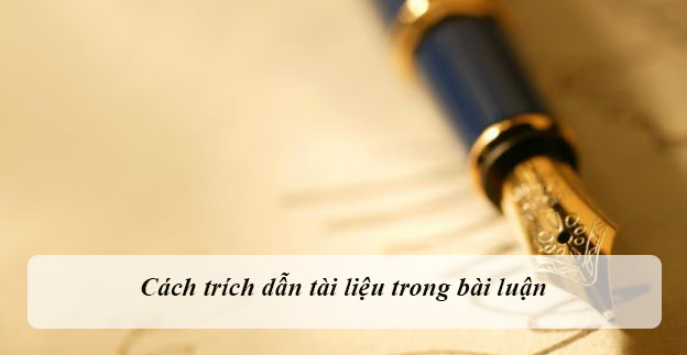 Cách trích dẫn tài liệu trong bài luận