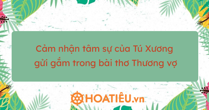 Top 3 bài cảm nhận tâm sự của Tú Xương gửi gắm trong bài thơ Thương vợ siêu hay