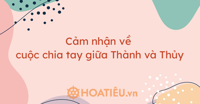 Top 7 bài cảm nhận về cuộc chia tay giữa Thành và Thủy siêu hay