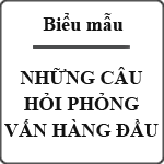 Những câu hỏi phỏng vấn xin việc hàng đầu và cách trả lời