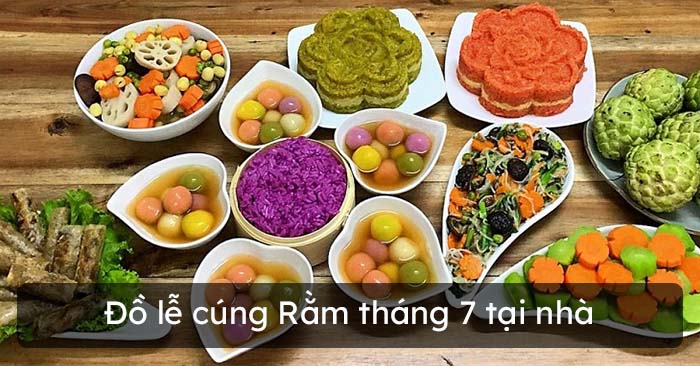 Chuẩn bị đồ lễ cúng Rằm tháng 7