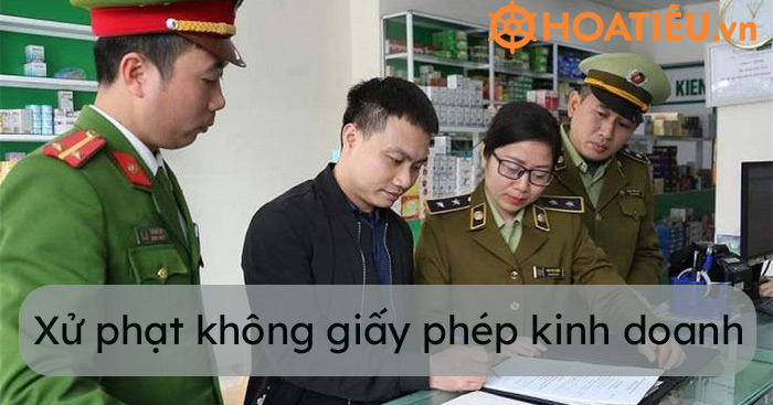 Công an được phạt không giấy phép kinh doanh không?