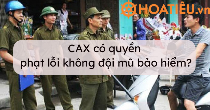 Công an xã có được xử phạt không đội mũ bảo hiểm 2021?