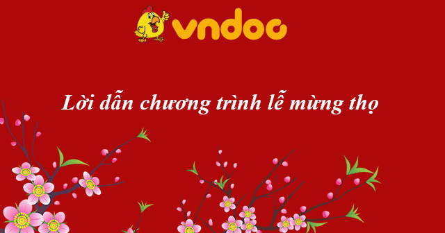 Dẫn chương trình lễ mừng thọ
