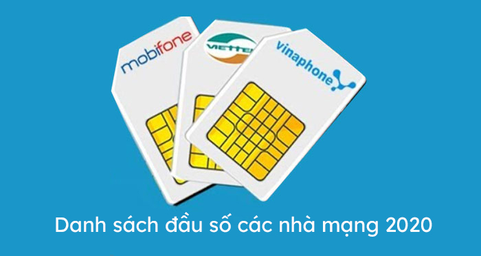 Danh sách đầu số các nhà mạng
