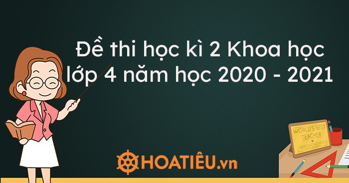 Đề thi học kì 2 Khoa học lớp 4 năm học 2020 – 2021 kèm đáp án