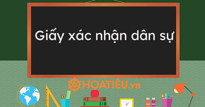 Giấy xác nhận dân sự 2021