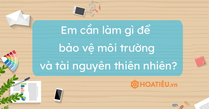 Là học sinh em cần làm gì để bảo vệ môi trường và tài nguyên thiên nhiên?