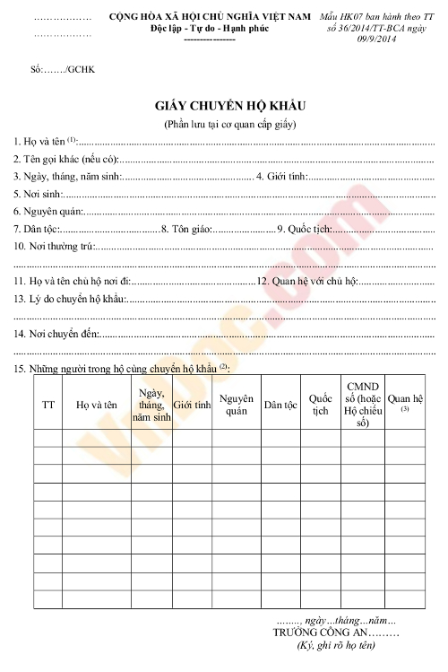 giay-chuyen-ho-khau-2 Mẫu giấy chuyển hộ khẩu