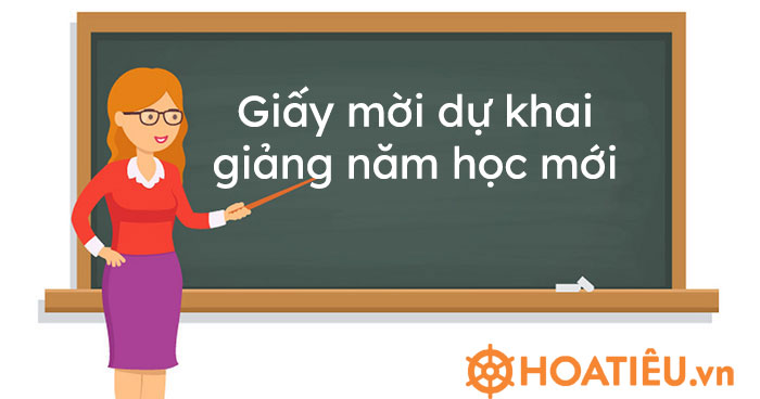 Giấy mời dự khai giảng năm học 2021-2022