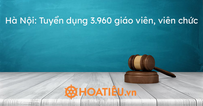 Hà Nội: Tuyển dụng 3.960 giáo viên, viên chức