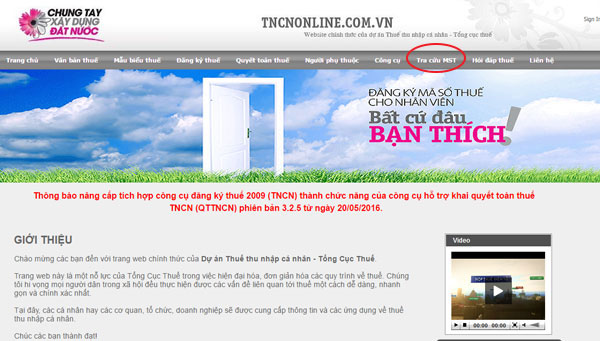 Hướng dẫn tra cứu mã số thuế cá nhân online