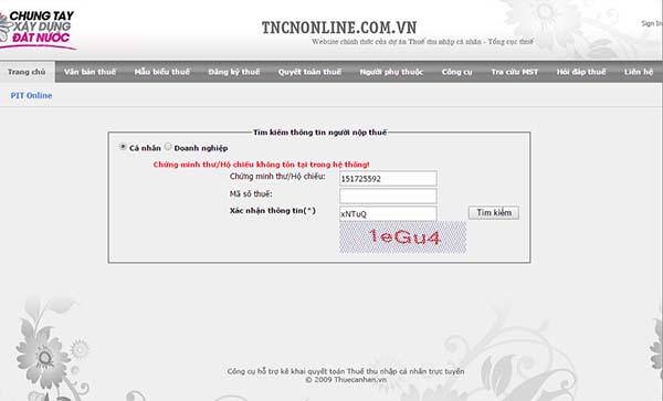 Hướng dẫn tra cứu mã số thuế cá nhân online