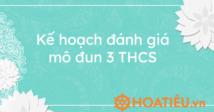 Kế hoạch đánh giá mô đun 3 THCS