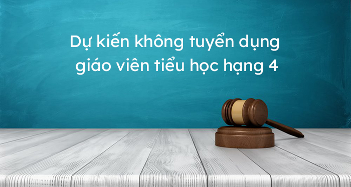 Sắp tới, sẽ không tuyển dụng giáo viên tiểu học hạng IV