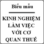Kinh nghiệm thực tế khi làm việc với cơ quan thuế