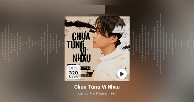 Lời bài hát Chưa từng vì nhau