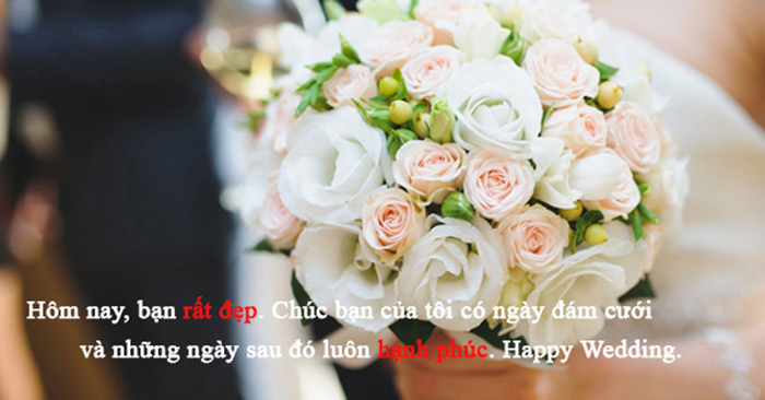 Lời chúc mừng đám cưới hay và ý nghĩa