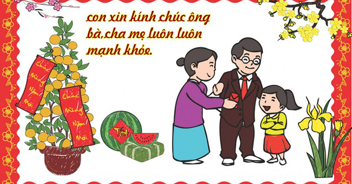 Lời chúc Tết 2021 cho bố mẹ ý nghĩa