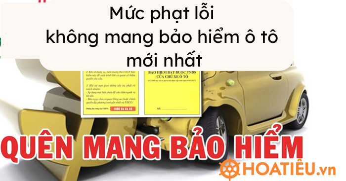 Lỗi không mang bảo hiểm ô tô 2021 phạt bao nhiêu?