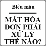 Cách xử lý khi mất hóa đơn