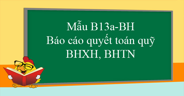 Mẫu B13a-BH: Báo cáo quyết toán quỹ BHXH, BHTN