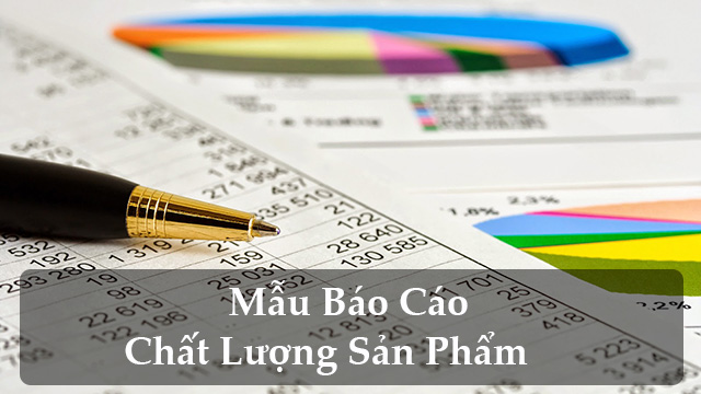 Báo cáo kiểm tra chất lượng sản xuất
