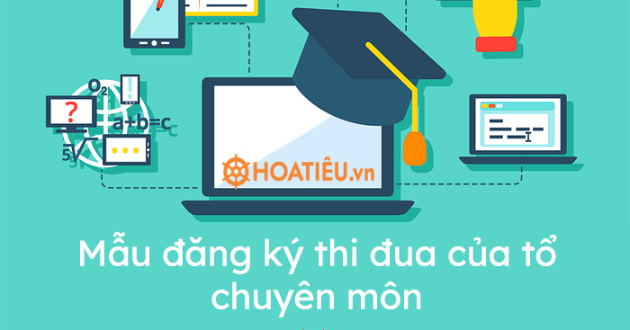 Mẫu đăng ký thi đua của tổ chuyên môn 2021