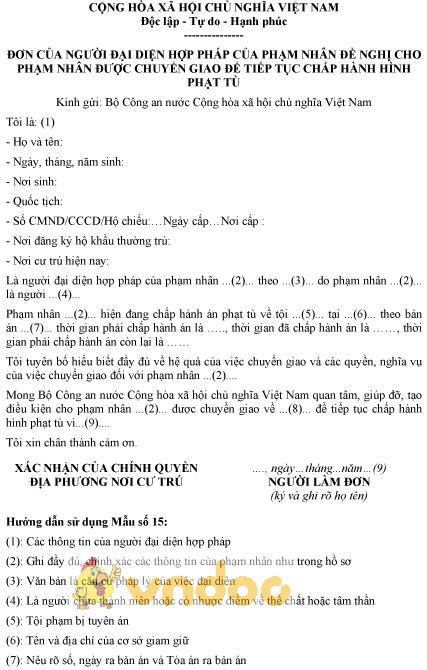 mau-don-de-nghi-duoc-chuyen-giao-de-tiep-tuc-chap-hanh-hinh-phat-tu-danh-cho-nguoi-dai-dien-1 Mẫu đơn đề nghị được chuyển giao để tiếp tục chấp hành hình phạt tù dành cho người đại diện