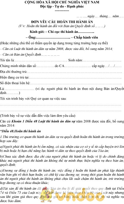 mau-don-yeu-cau-hoan-thi-hanh-an-1 Mẫu đơn yêu cầu hoãn thi hành án